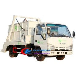 ISUZU ELF 4cbm mini skip loader truck