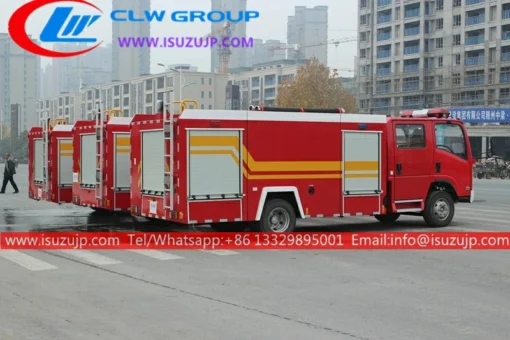 Camión de bomberos ISUZU ELF 5000 litros 4x4