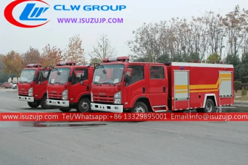 شاحنة إنقاذ المطار ISUZU ELF 5000liters