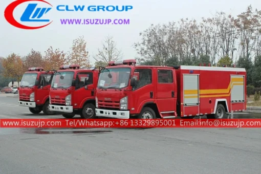 Camion di soccorso aeroportuale ISUZU ELF da 5000 litri