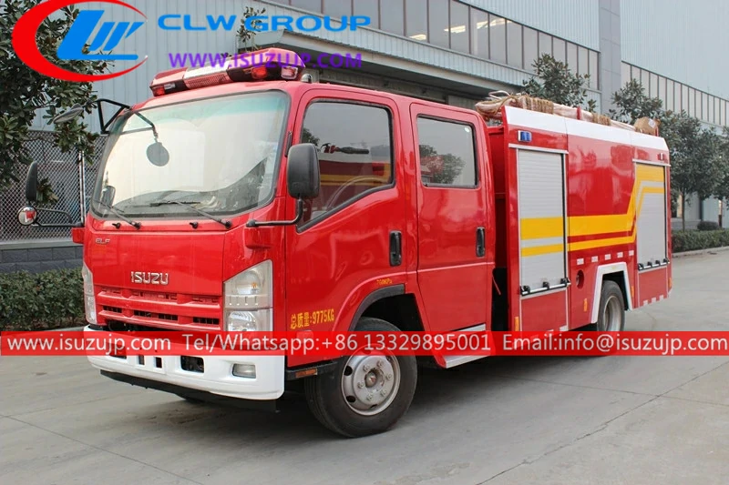 ISUZU ELF 5000liters custom fire truck