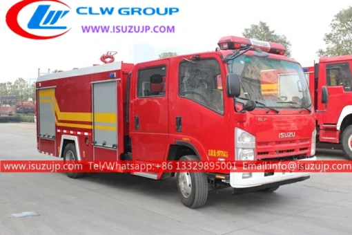 ISUZU ELF 5000liters fire tankers for sale