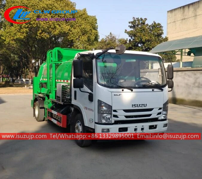 ISUZU ELF 8cbm dumpster trucks for sale Belize