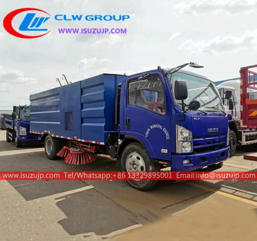 Xe tải hút bụi đường ISUZU ELF 9cbm