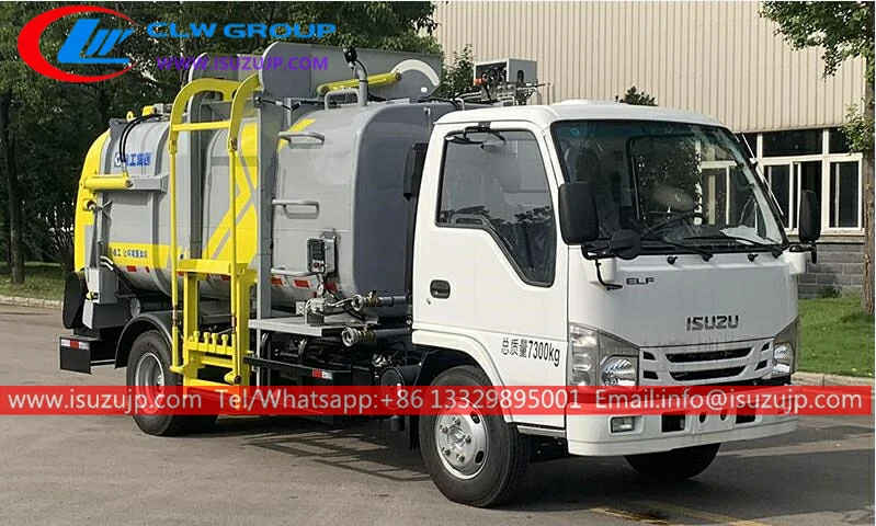 ISUZU ELF front loader dump truck Madagascar