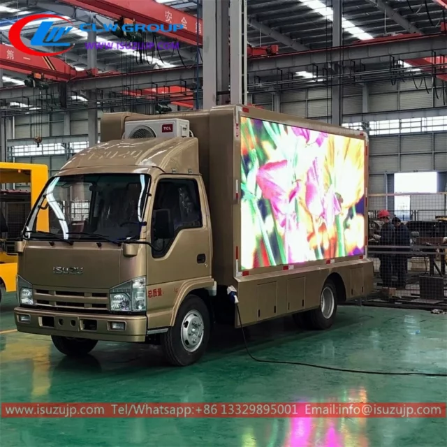 Écran LED de publicité mobile extérieure  p8/véhicule/fourgon/remorque/affichage mené par camion monté - usine  d'affichage à LED