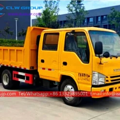 ISUZU ELF mini 3m3 garbage dump truck Zimbabwe