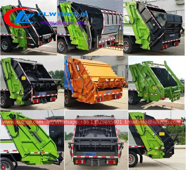 ISUZU ELF mini garbage truck price in Kuwait