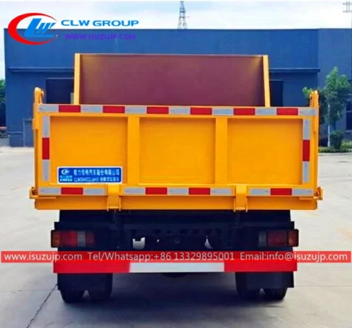 ISUZU ELF small 3cbm waste management dump truck Swaziland