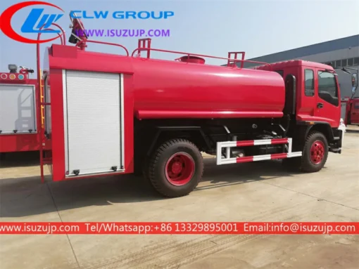 ISUZU FTR 10 toneladas, carro de bombeiros do aeroporto Serra Leoa
