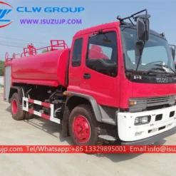 ISUZU FTR 10m3 fire water tender para sa pagbebenta Ghana