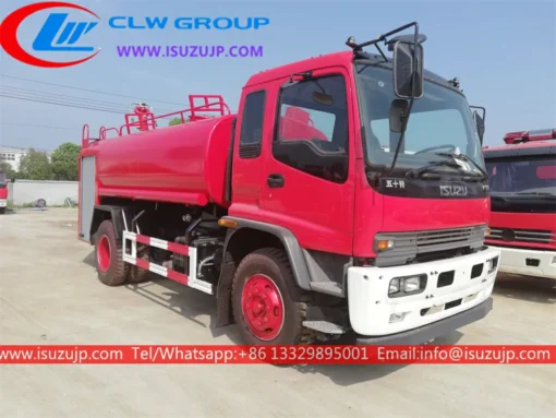 ঘানা বিক্রির জন্য ISUZU FTR 10m3 ফায়ার ওয়াটার টেন্ডার