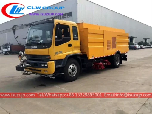 ISUZU FTR 12cbm เครื่องกวาดสูญญากาศ โคลอมเบีย