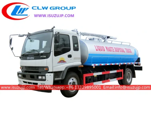 ISUZU FTR 3000 galon septik tankerler fiyat Filipinler