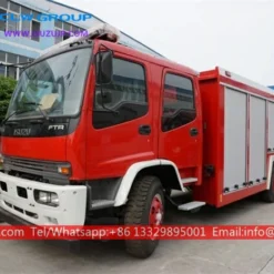 ISUZU FTR 6 ton fire tender for sale Jordan