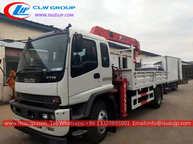 ISUZU FTR 6.3 ton unic crane for sale