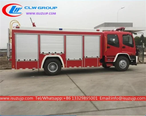 ISUZU FTR 6000liters fire water truck Israel