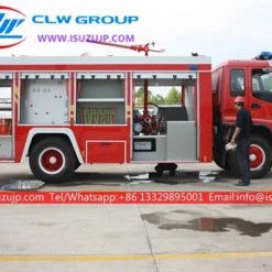 ISUZU FVR dry chemical powder firefighter truck