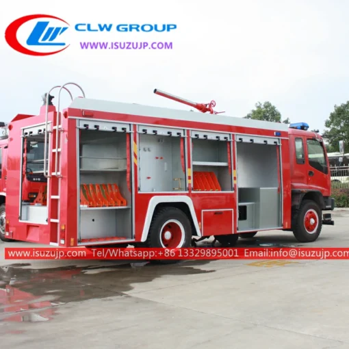 ISUZU FVR dry chemical powder rescue truck