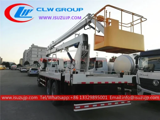 Lori la ISUZU FVZ la mita 24 lililopandishwa boom lift