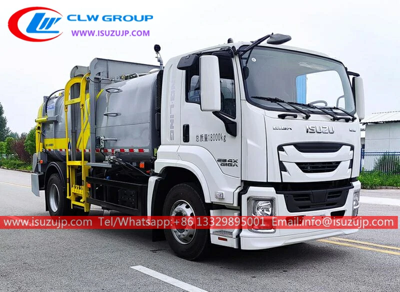 ISUZU GIGA 12m3 big garbage truck Swaziland