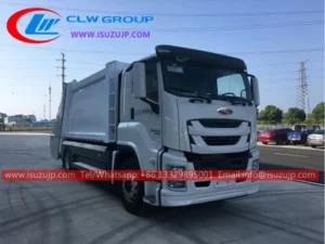 ISUZU GIGA 12m3 electric garbage truck for sale in Vietnam