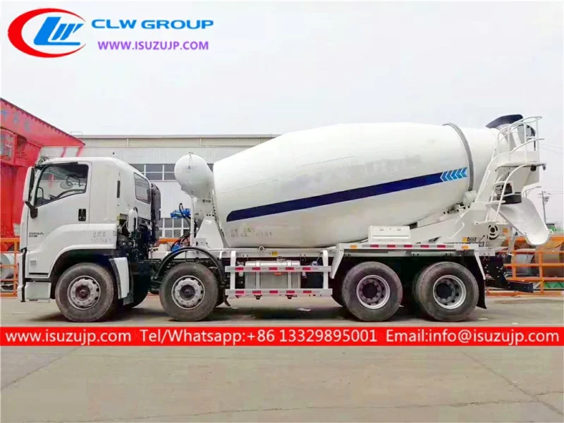 ISUZU GIGA 14cbm concrete mixer machine truck price Bangladesh