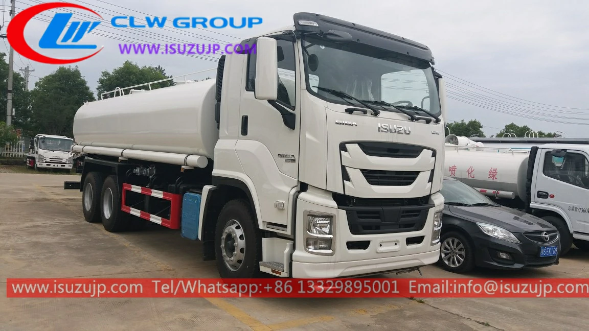 ISUZU GIGA 20000 litre potable water tanker Cambodia