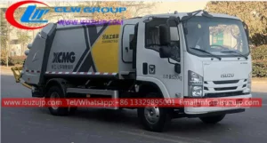 ISUZU KV100 6m3 waste management truck for sale in Kazakhstan