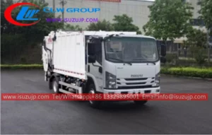 ISUZU KV600 recycling garbage truck price in Cote d'Ivoire