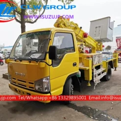 ISUZU NHR 16m truck mounted articulated boom lift