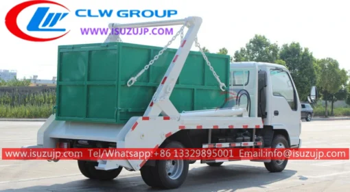 ISUZU NHR tani 3 mini skip loader inauzwa