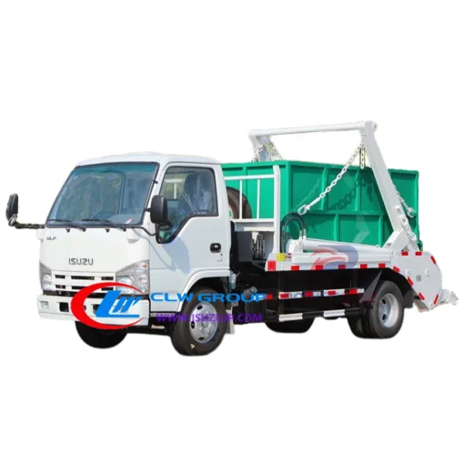 ISUZU NHR 3 ton skip loader kecil untuk dijual