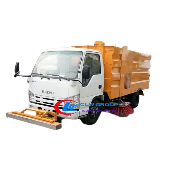 ISUZU NHR 5m3 road cleaning sweeper truck