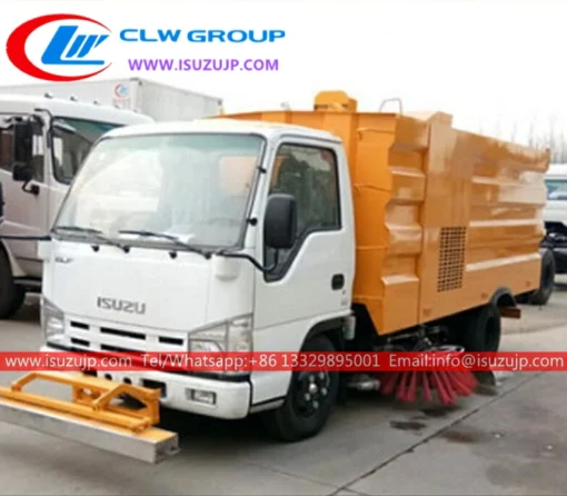 ISUZU NHR 5m3 road sweeper truck na ibinebenta