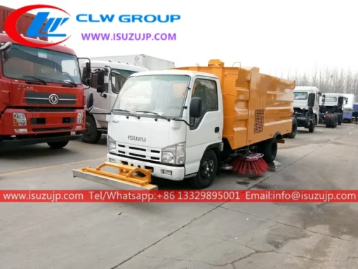 ISUZU NHR 5m3 street sweeper vacuum truck