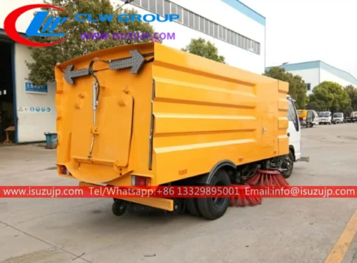 ISUZU NHR 5m3 truck mounted road sweeping machine