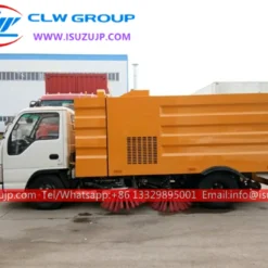 ISUZU NHR 5m3 truck mounted sweeper for sale