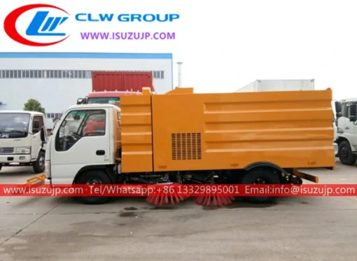 ISUZU NHR 5m3 truck mounted sweeper for sale