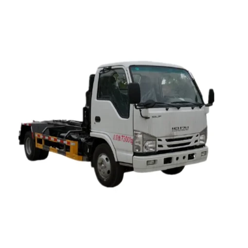 ISUZU NHR mini 4cbm dumpster ချိတ်ထရပ်ကားဂျော်ဂျီယာ