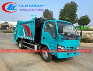ISUZU NJR 5t waste collection truck for sale in Mauritania