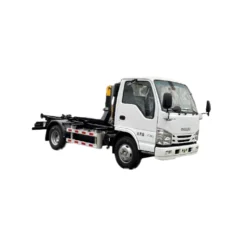 ISUZU NJR small 3m3 hook lift dump truck Morocco