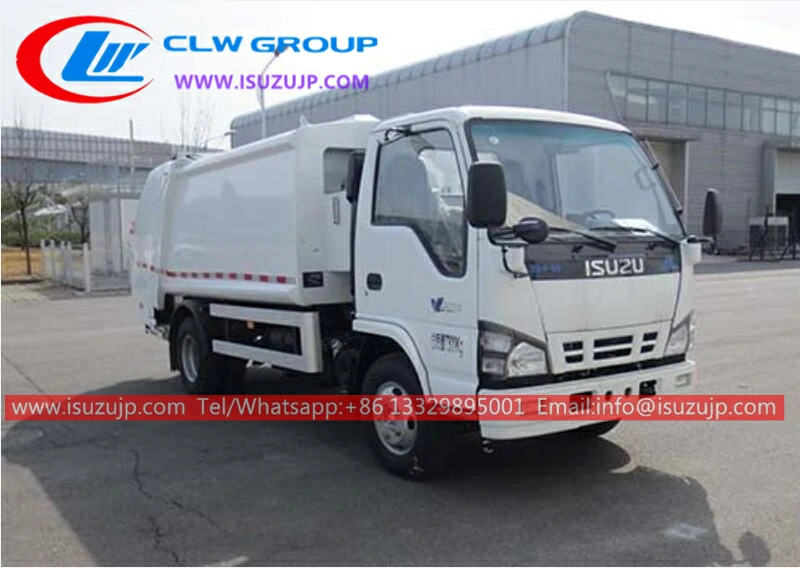 ISUZU NJR small garbage truck for sale in Cape Verde