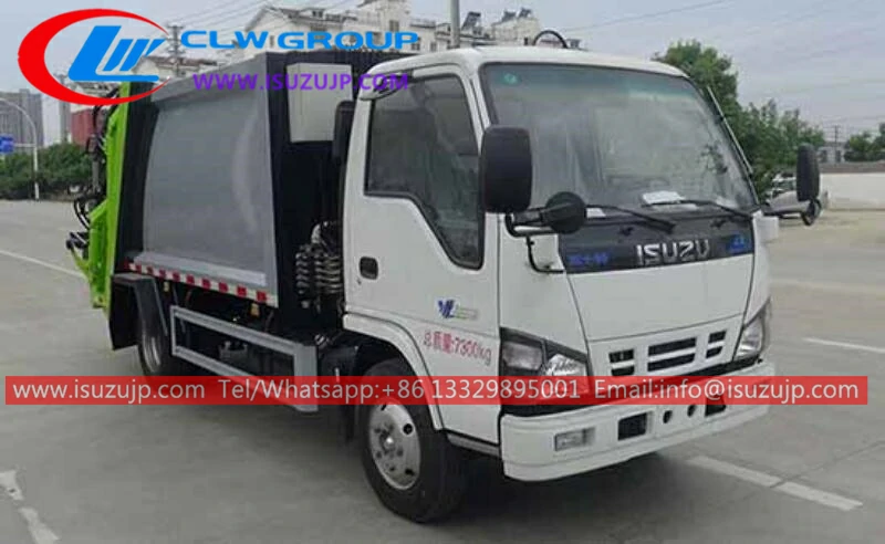 ISUZU NJR small garbage truck for sale in Qatar