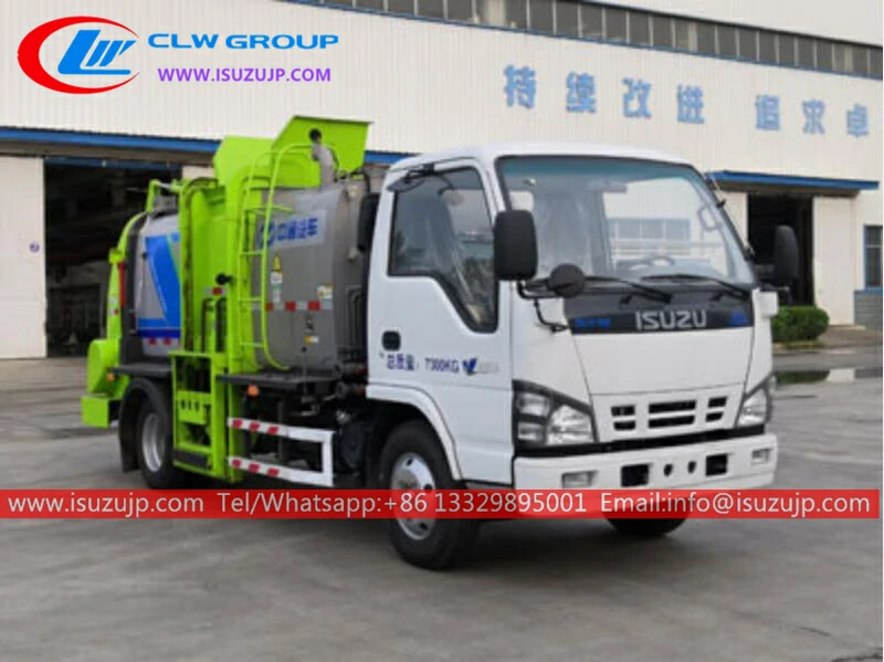 ISUZU NJR waste disposal truck for sale Dominican Republic