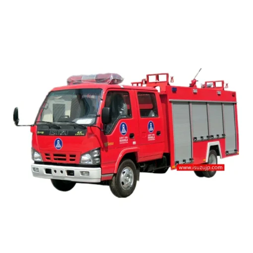 Petit camion de pompiers ISUZU NKR 3 tonnes