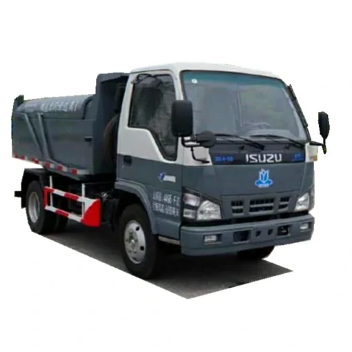 ISUZU NKR 5cbm फ्रंट लोडर डंप ट्रक मोज़ाम्बिक