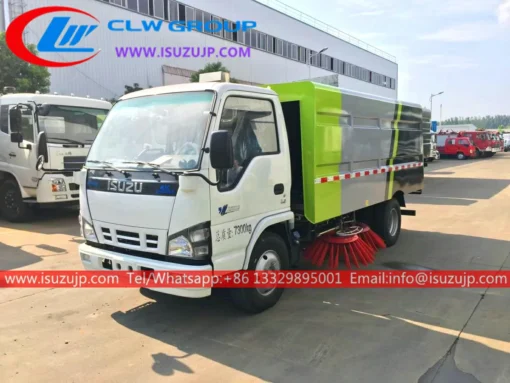 Camion balayeuse aspiratrice ISUZU NKR 5m3