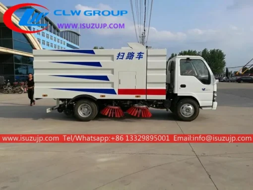 ISUZU NKR 6 ton air sweeper truck