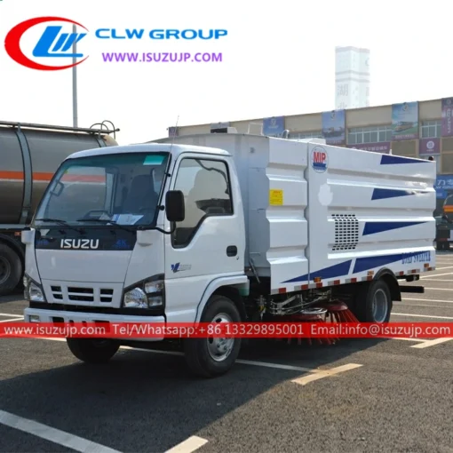 ISUZU NKR 6 टन सफाई स्वीपर ट्रक